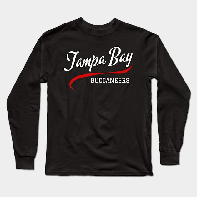 Tampa Bay Retro Wave Long Sleeve T-Shirt by CityTeeDesigns